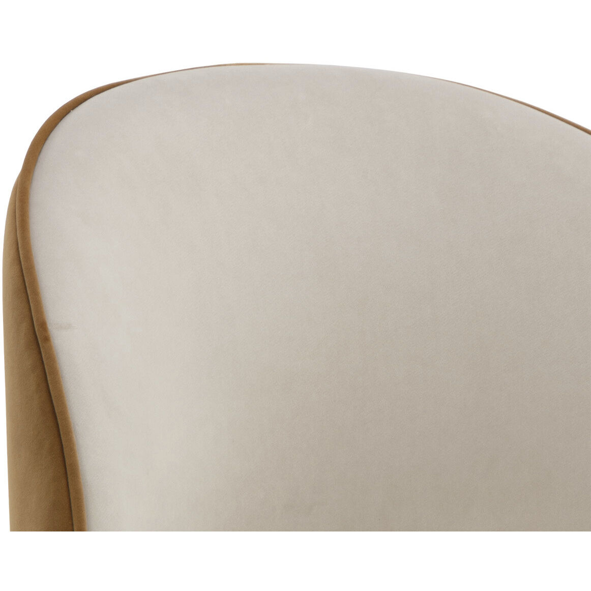 Cavoli Meg Taupe / Meg Gold Swivel Dining Chair